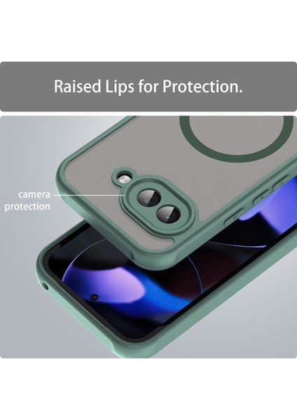 Google Pixel 9A Telefon Kılıfı, Manyetik Darbeye Dayanıklı Telefon Kılıfı, Şeffaf Hibrit Kapak Google Pixel 9A (Yurt Dışından) indirimleri