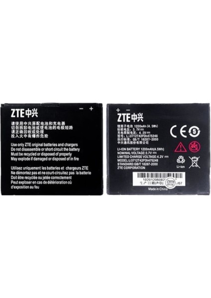 Zte Blade S Atlas W Cool Batarya Pil