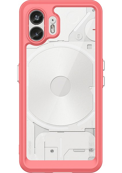 Nothing Phone 2 Kılıf, Şeffaf Tasarımlı Darbeye Dayanıklı Telefon Kılıfı, Tampon Hibrit Şeffaf Kapak Nothing Phone 2 (Yurt Dışından)