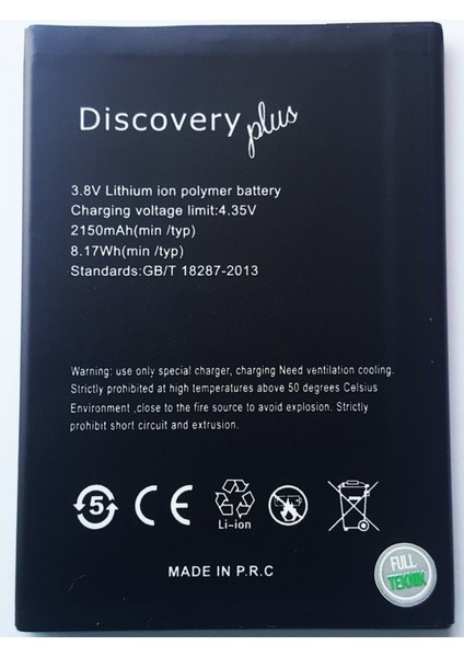 General Mobile Discovery Plus Pil Batarya