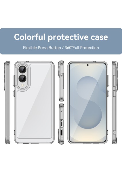Samsung Galaxy S25 Edge Kılıf, Şeffaf Tasarımlı Darbeye Dayanıklı Telefon Kılıfı, Tampon Hibrit Şeffaf Kapak Samsung Galaxy S25 Edge (Yurt Dışından) modelleri
