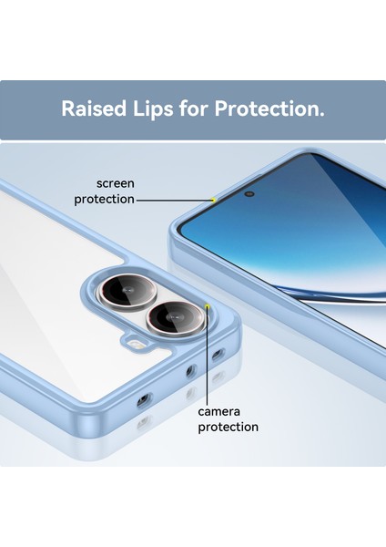 Xiaomi Redmi Turbo 4 Kılıf, Şeffaf Tasarımlı Darbeye Dayanıklı Telefon Kılıfı, Tampon Hibrit Şeffaf Kapak Xiaomi Redmi Turbo 4 (Yurt Dışından) indirimleri