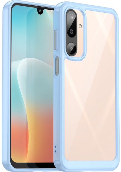 Samsung Galaxy M16 5g Kılıf, Şeffaf Tasarımlı Darbeye Dayanıklı Telefon Kılıfı, Tampon Hibrit Şeffaf Kapak Samsung Galaxy M16 5g (Yurt Dışından)