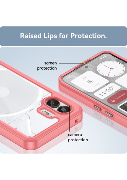 Nothing Phone 2 Kılıf, Şeffaf Tasarımlı Darbeye Dayanıklı Telefon Kılıfı, Tampon Hibrit Şeffaf Kapak Nothing Phone 2 (Yurt Dışından) indirimleri