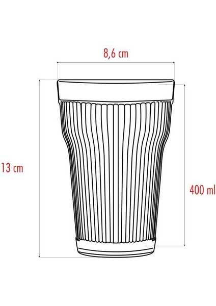 Akrilik Barok Beyaz 6 Lı Uzun Bardak fırsatları