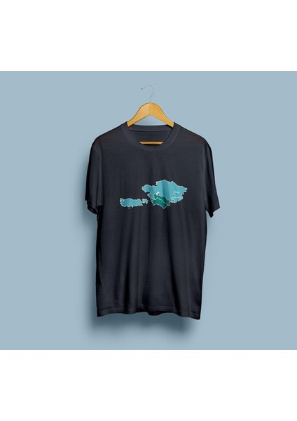 Oversize Türk Dünyası Haritası Turan Devletleri Baskılı T-Shirt fiyatları