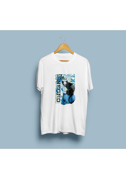 Oversize El Gato Negro Tasarımlı T-Shirt