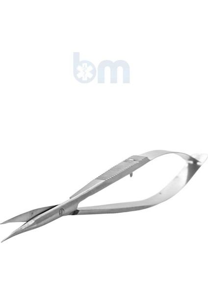 Mikrocerrahi Gri Uzun Tip Mikro Makas 4.5 Inç Künt Uçlu Avuç Içi Düz Sap Castroviejo Yaylı Eğitim Materyali fırsatları