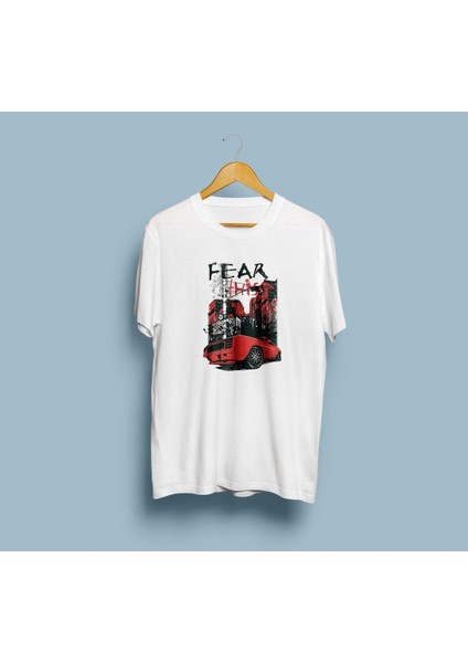 Oversize Fear This Tasarım T-Shirt
