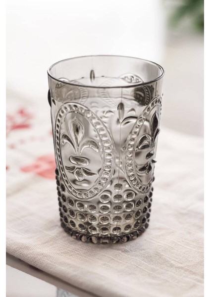 Akrilik Füme Kısa Bardak