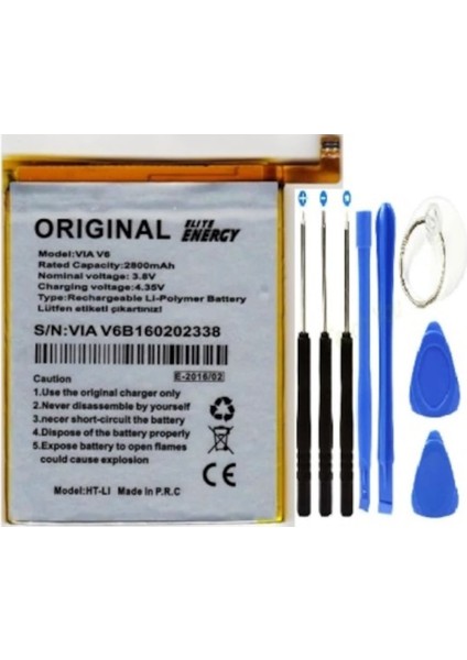 Casper Via V6 Pil Batarya ve Tamir Seti