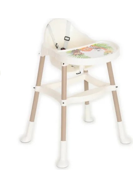 Orman Desenli Basic Mama Sandalyesi Krem fırsatları