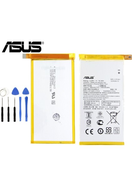 Asus Zenfone Deluxe ZS570KL Pil Batarya ve Tamir Seti C11P1603