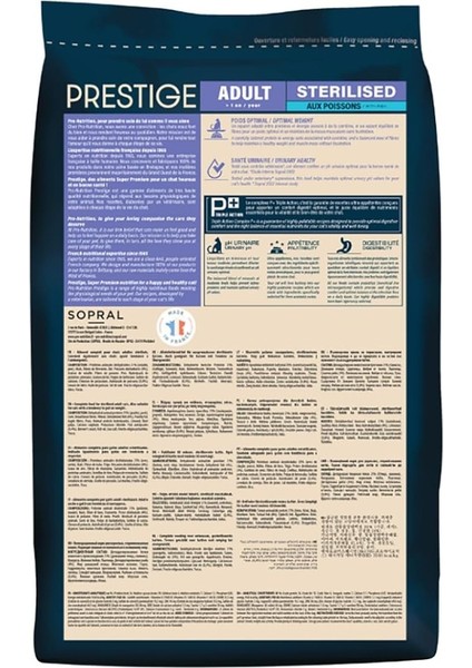Pro Nutrition Prestige Kedi Yetişkin Sterilize Balık 2kg