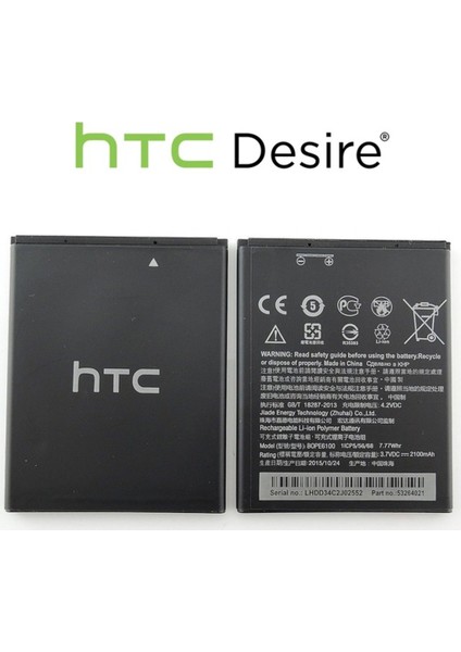 Htc Desire 620 Pil Batarya BOPE6100 2100 Mah