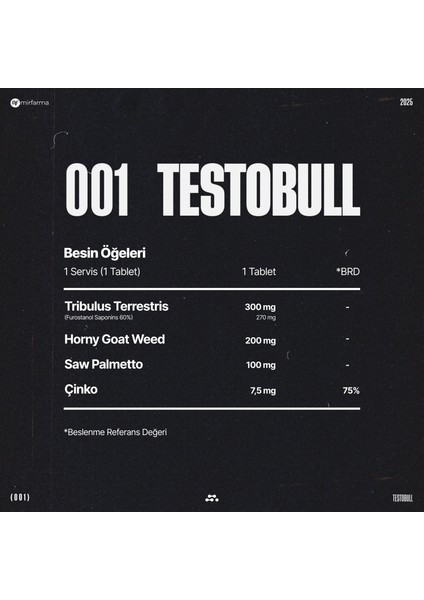 Testobull Tribulus Terrestris Saw Palmetto Horny Goat Weed - 60 Servis indirimleri