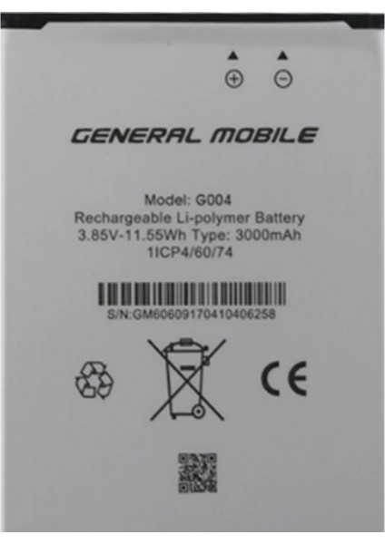 General Mobile Discovery Gm6/gm6 Life Pil Batarya