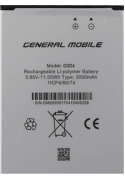General Mobile Discovery Gm6/gm6 Life Pil Batarya