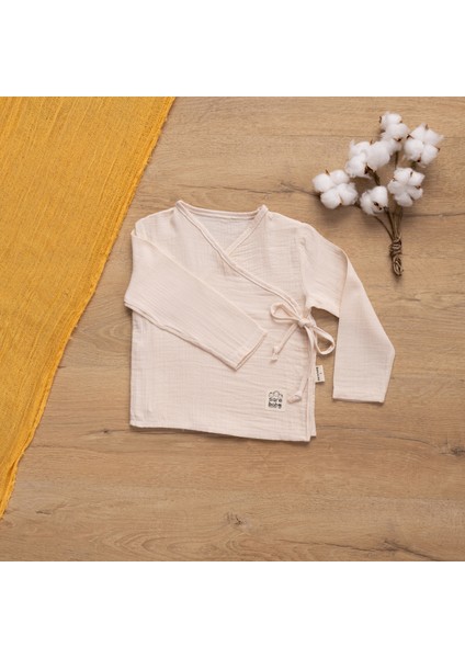 Müslin Bebek Takımı Bağcıklı Model Alt Üst Set %100 Doğal Pamuk modelleri