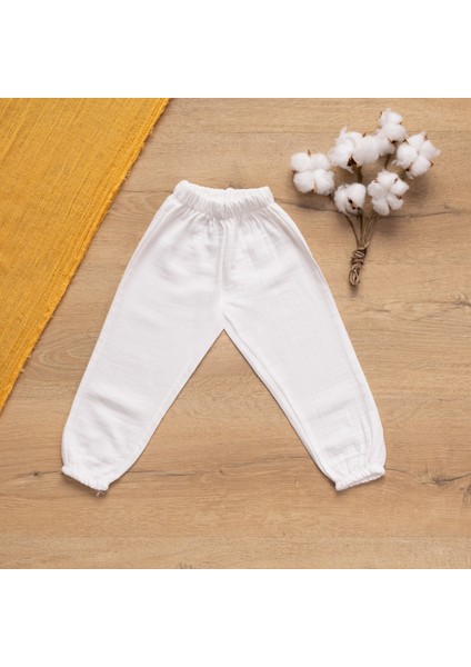 Müslin Bebek Takımı Bağcıklı Model Alt Üst Set %100 Doğal Pamuk fırsatları