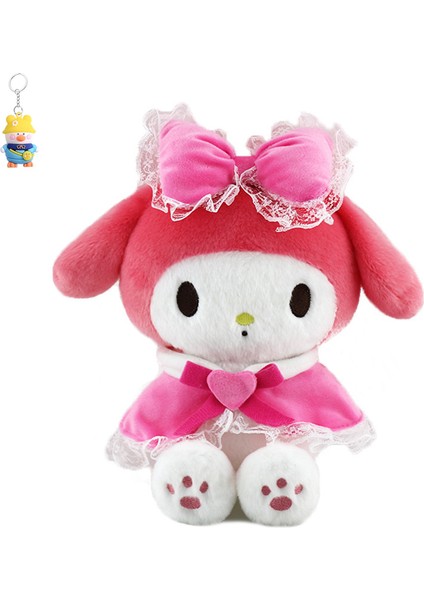 Melody Peluş Bebek Küçük Beyaz Köpek Puding Köpek Tarçın Köpek Karikatür Anime Oyuncak Buket Bebek (Yurt Dışından)