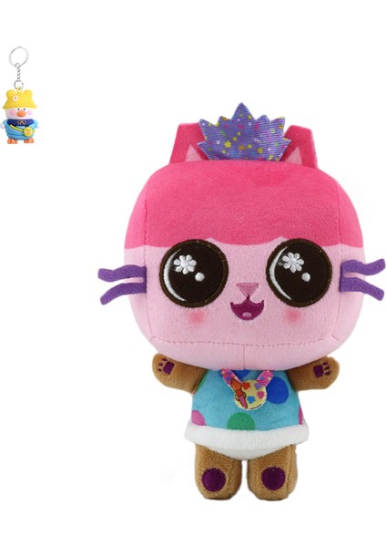 Erken Eğitim Anime Gabby'nin Bebek Evi Gabby Bebek Evi Denizkızı Kedi Peluş Oyuncak (Yurt Dışından)