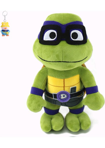 Q Versiyonu Teenage Mutant Ninja Kaplumbağalar Peluş Oyuncaklar Büyük Gözlü Kaplumbağa Bebek Kaplumbağa Bebek Çevresel Çocuk Oyuncakları (Yurt Dışından)