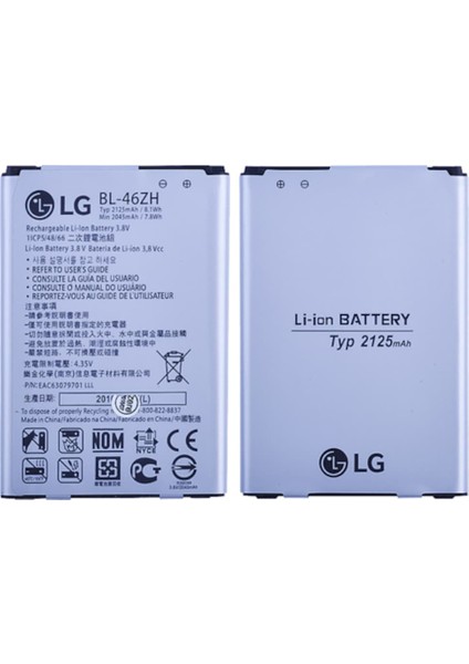 Lg K7 K8 Batarya Pil BL-46ZH fiyatları