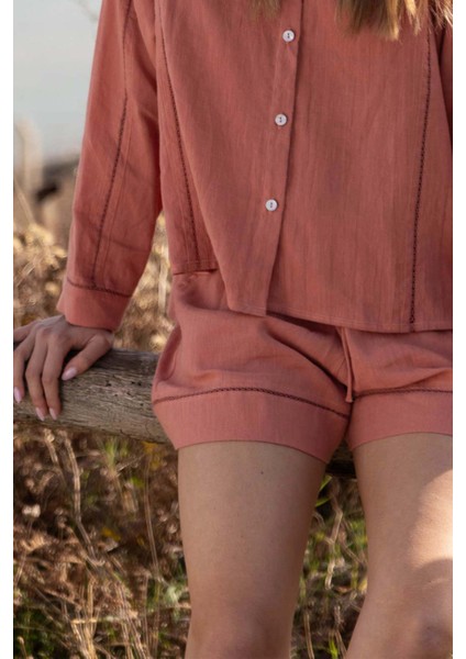 New Line Keten ve Tencel™ Kadın Şort modelleri