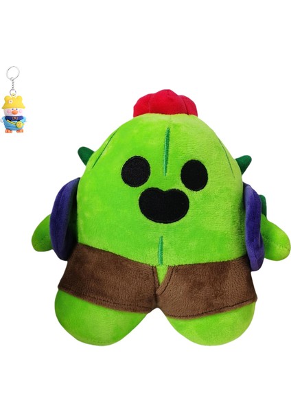 Karikatür Vahşi Oyunları Brawl Stars Spike Bebek Çevresel Peluş Leon Bebek Kahraman Oyuncakları (Yurt Dışından)