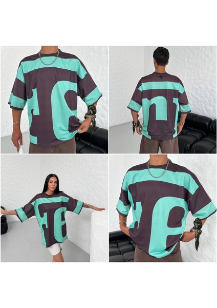 Kaliteli Oversıze Tişört - Ferra At Renkli T-Shırt fiyatları