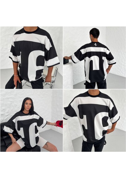 Kaliteli Oversıze Tişört - Ferra At Renkli T-Shırt fırsatları