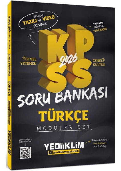 2026 Kpss Gy-Gk Tamamı Hem Yazılı Hem Video Çözümlü Modüler Set Soru Bankası (5 Kitap) modelleri