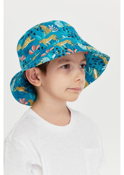Erkek Çocuk Desenli Bucket Şapka 7009