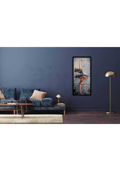Büyük Boy Balerin Kız 90 *40 cm Pixart Sanat Elmas Mozaik Tablo Diamond Türkiye modelleri
