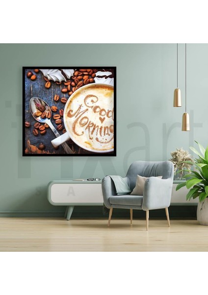 Kupada Kahve 35*35CM Pixart Sanat Elmas Mozaik Tablo Diamond Türkiye fiyatları