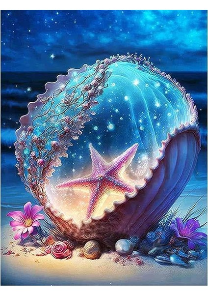 Deniz Yıdızı 30 * 40 cm Pixart Sanat Elmas Mozaik Tablo Diamond Türkiye fiyatları