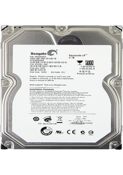 ST32000542AS 3.5\" 2 Tb 5900 Rpm 32 MB Sata 2 HDD