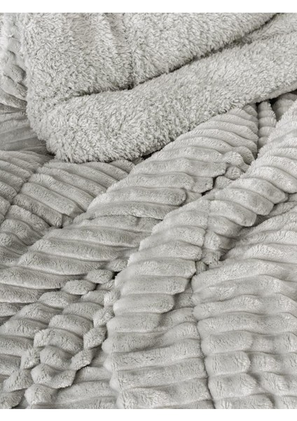 Wave Çift Kişilik Yorgan Gri 195 x 215 cm