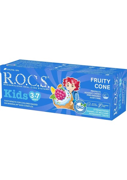Kids Diş Macunu 3-7 Yaş 35 ml Meyve Külahı