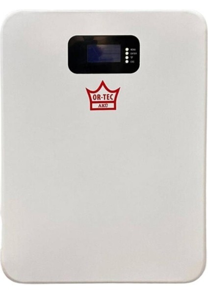 Ortec 51.2V 100AH Duvar Tipi Lifepo4 Batarya