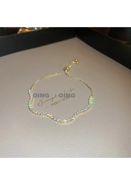 Yeni Elektroliz Zirkonya Aşk Iyi Şans Bilezik Niş Tatlı Yüz Nimet Bilezik Mizaç Bilezik Duygusu Ile (Yurt Dışından)