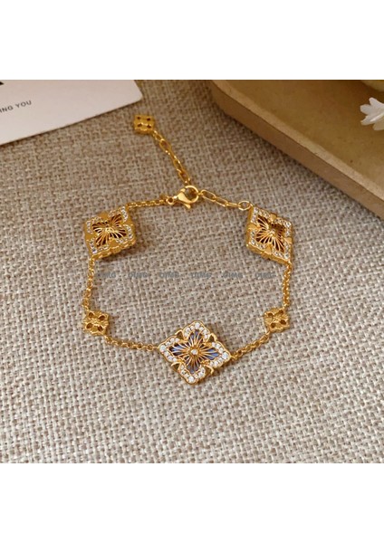 Yeni Geometrik Iyi Şans Bileziği Narin Vintage Bilezik Kutsama El Takıları (Yurt Dışından)