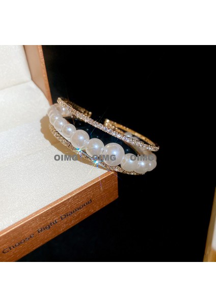 Yeni Ağır Sanayi Iyi Şanslar Bilezik Zarif Işık Lüks Mizaç Bilezik Kişiselleştirilmiş Nimet El Takı (Yurt Dışından)