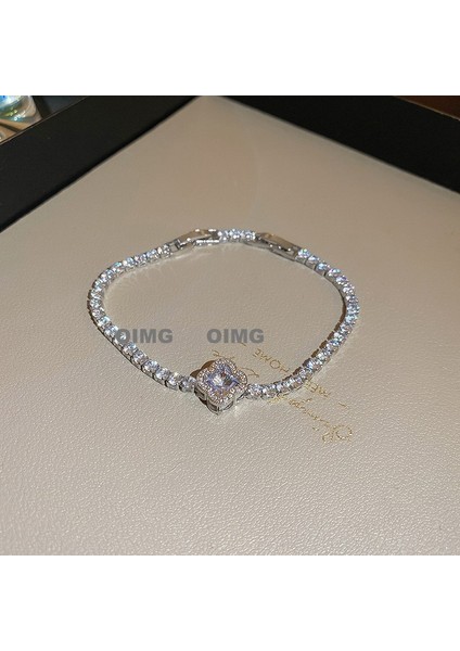 Yeni Ağır Sanayi Iyi Şanslar Bilezik Zarif Işık Lüks Mizaç Bilezik Kişiselleştirilmiş Nimet El Takı (Yurt Dışından)