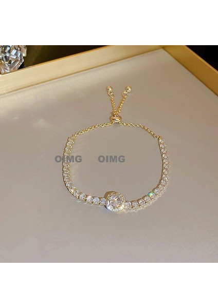 Yeni Ağır Sanayi Iyi Şanslar Bilezik Zarif Işık Lüks Mizaç Bilezik Kişiselleştirilmiş Nimet El Takı (Yurt Dışından)