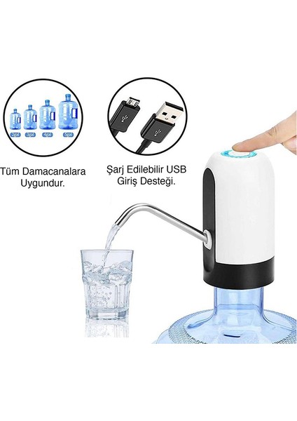 BeeHouse Usb Şarjlı Damacana Su Pompası - 2 Yıl Garantili fırsatları