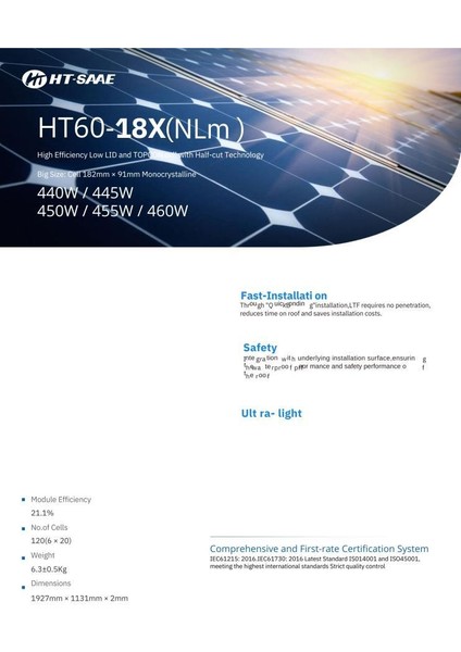 450W Esnek Güneş Paneli Marin Tipi Solar Panel modelleri