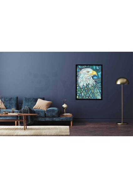 Mavi Kartal Pixart Sanat Elmas Mozaik Tablo Diamond Türkiye 53*68 fiyatları