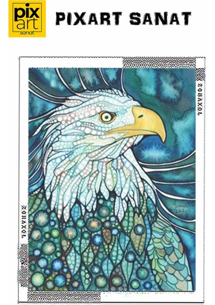 Mavi Kartal Pixart Sanat Elmas Mozaik Tablo Diamond Türkiye 53*68 fırsatları